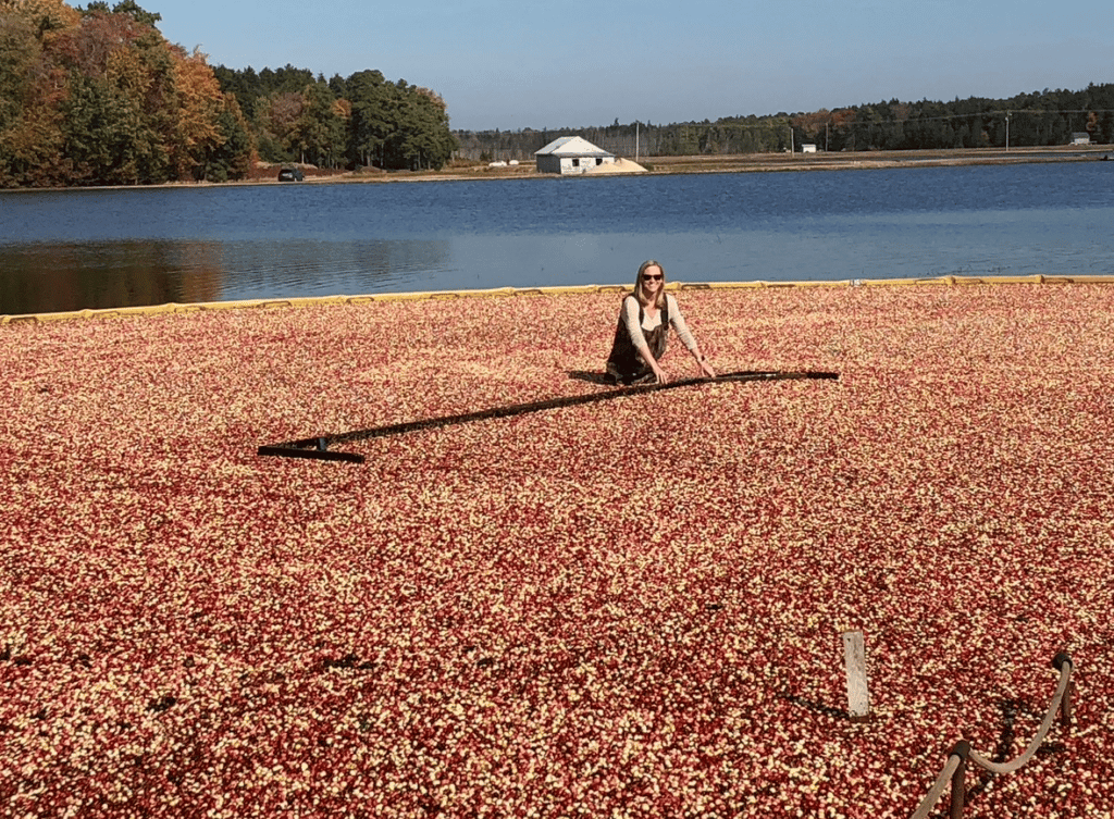 Colleen at the farm.