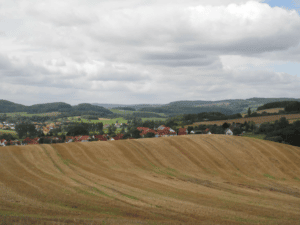 German countryside.